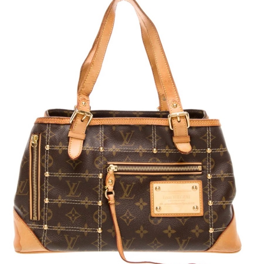 Louis Vuitton Brown Monogram Riveting Vintage